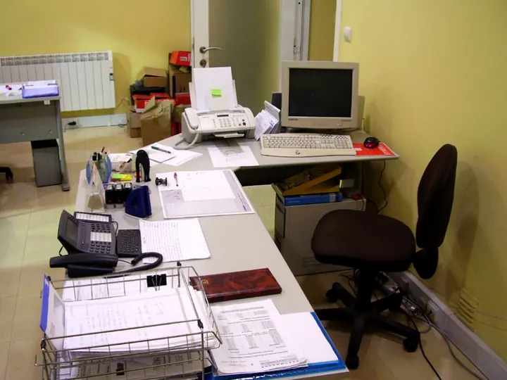 Posto de trabalho administrativo